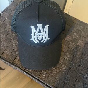 AMIRI Black and Gray Logo Cap .. this is a “ R E P “  high quality..